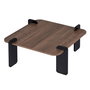 Nordure Mesa de Café Marais Venezia Walnut y Madera Negra